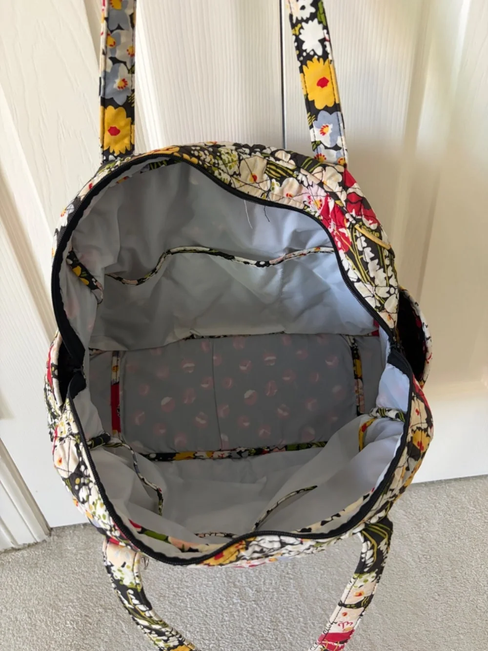 Vera Bradley diaper bag with changing pad